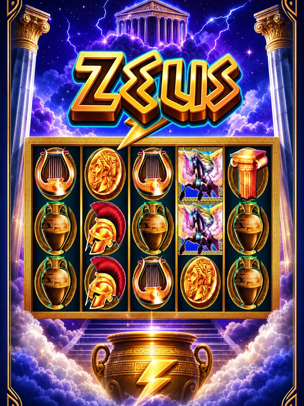 Zeus Slot Game - Greek god theme casino slot machine